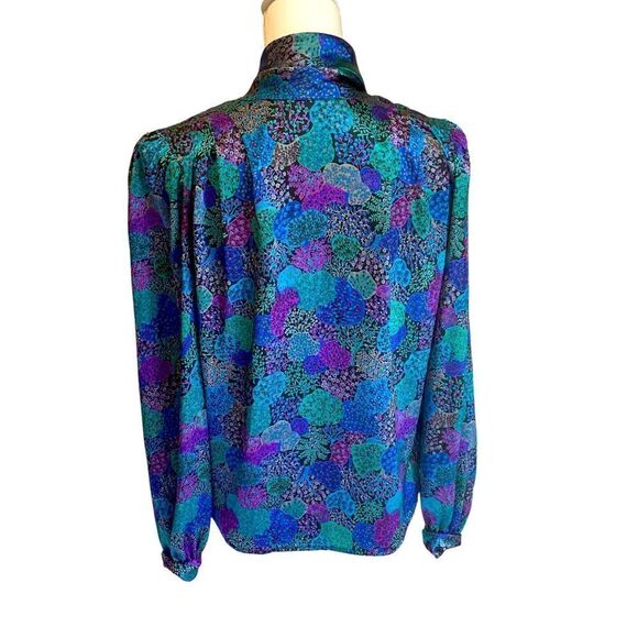 Eva Laurel New York Long Sleeve Blouse Size 8 - Picture 4 of 7